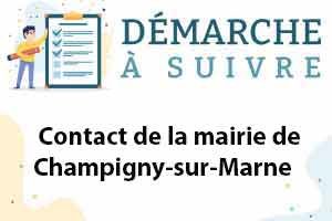 Comment contacter la mairie annexe Champigny-sur-Marne ?