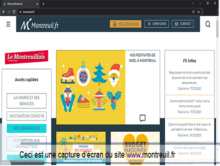 Joindre la mairie de Montreuil en ligne