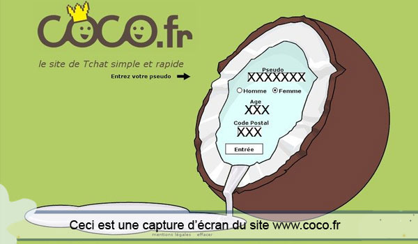 Inscription et création de compte coco