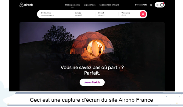 site web Airbnb