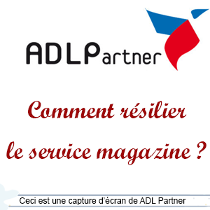Résilier le service magazine ADL Partner