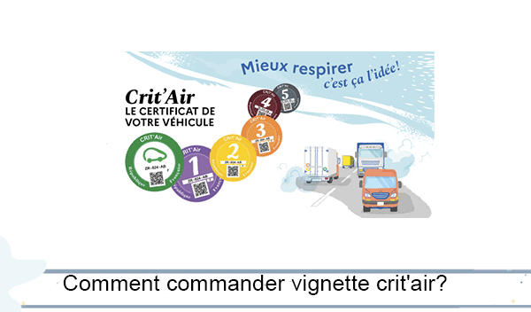 Commande Vignette Crit'Air