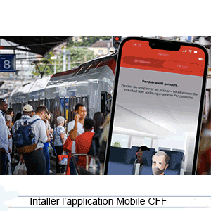 Télécharger l'application Mobile CFF
