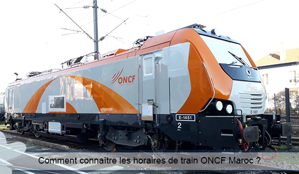 Connaitre les horaires des trains ONCF sur internet