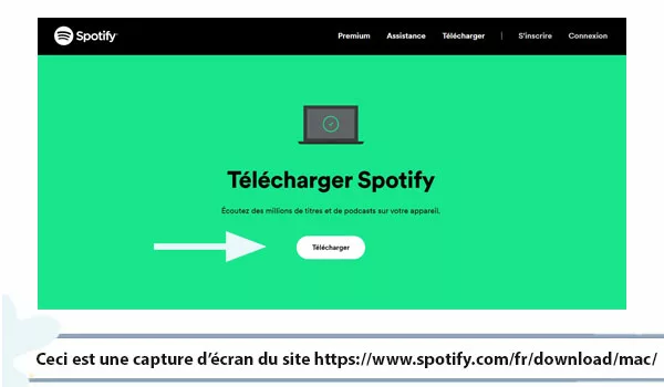 Télécharger l'application Spotify sur Mac