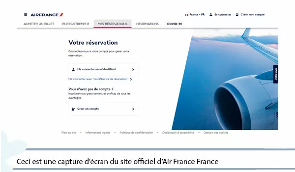 Annuler un billet d'avion Air France et demander un remboursement