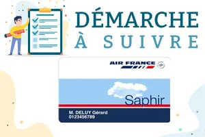Comment obtenir la carte Saphir Air France ?