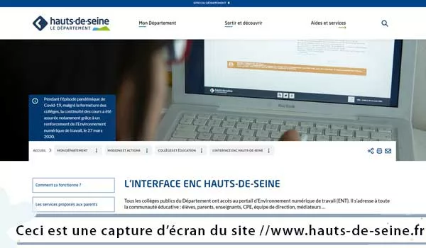 Enc 92 Haut de Seine site web 