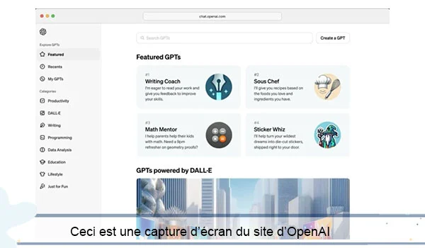 OpenAI dévoile GPT Store