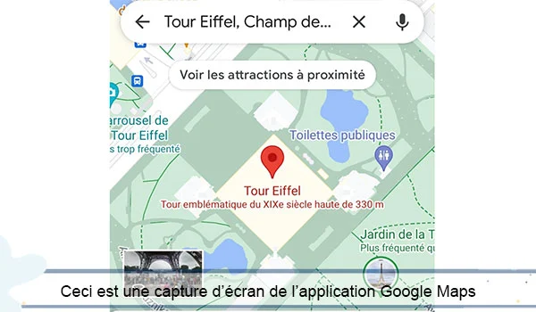 Activation immersive View Google Maps