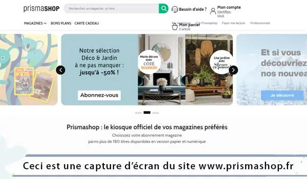 www.prismashop.fr : Contacter le service client gratuitement