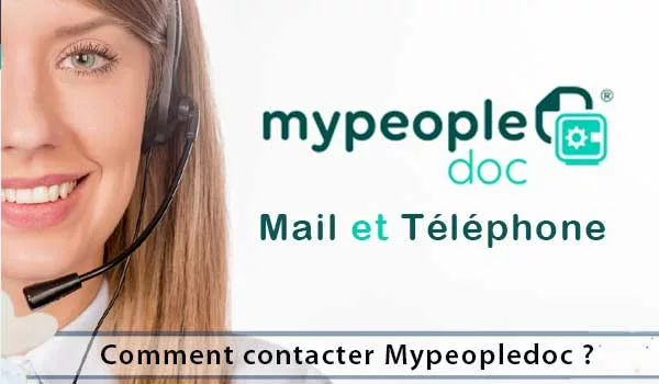 Joindre Mypeopledoc via le numéro de téléphone et l'adresse mail