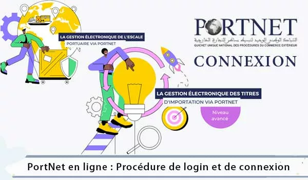PortNet en ligne : Procédure de login et de connexion